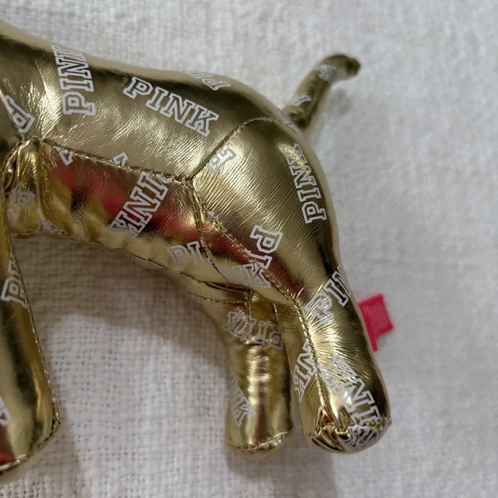 Victoria's Secret PINK Fashion Show 2014 Limited Edition Gold Collectible Dog